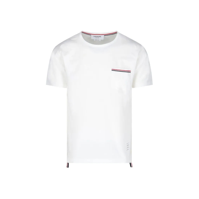 Thom Browne T-shirt Pocket T-Shirt – White White