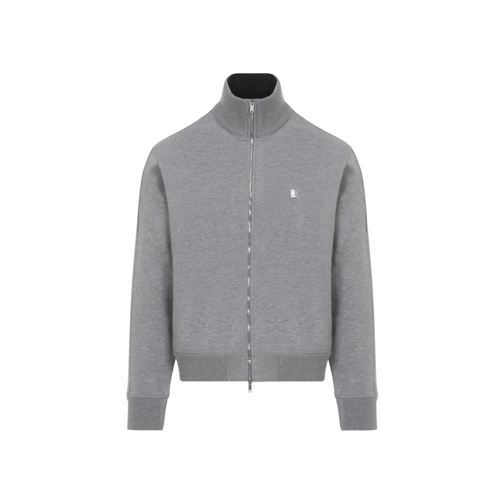 Givenchy Zip Through Sweatshirt Grey Tröjor