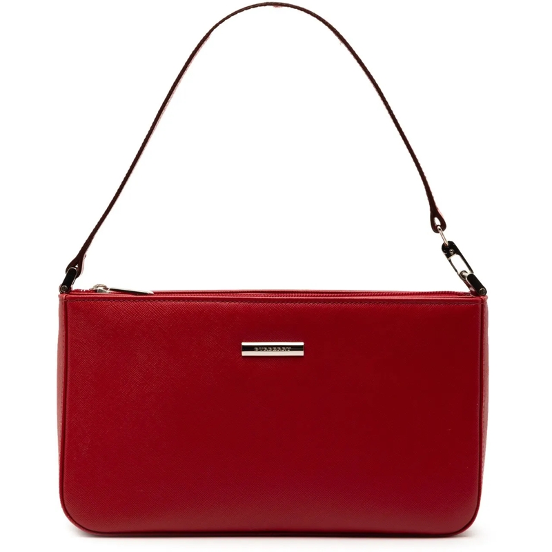 Burberry Schultertasche Leather Shoulder Bag rot