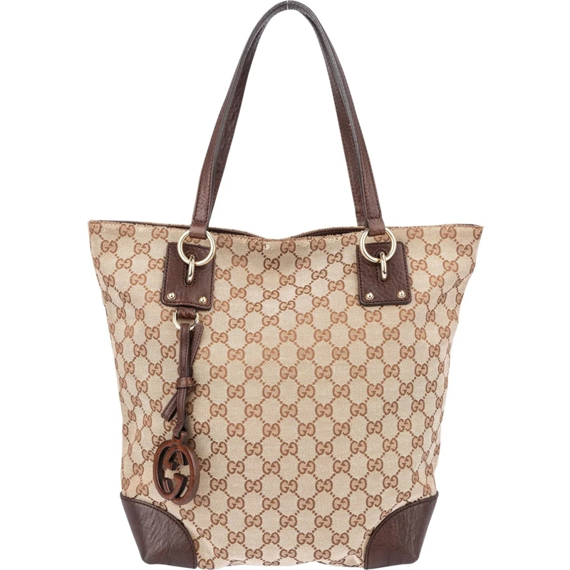 Gucci Schultertasche Gucci GG Monogram Handbag braun