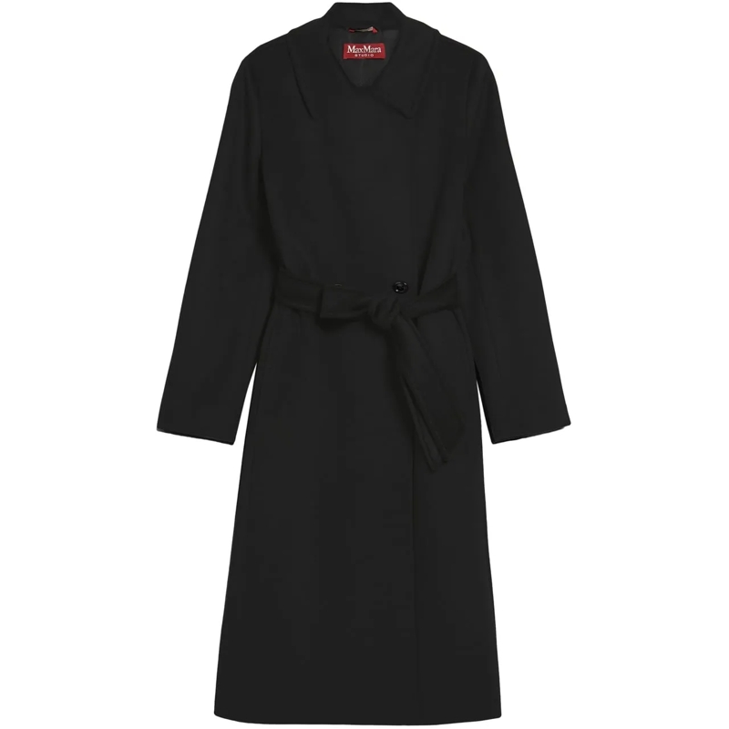 Max Mara Veste de transition Coats Black schwarz