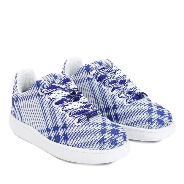 Burberry Low-Top Sneaker - Salt Blue Mesh Sneakers - Gr. 41 (EU) - in Blau - für Damen