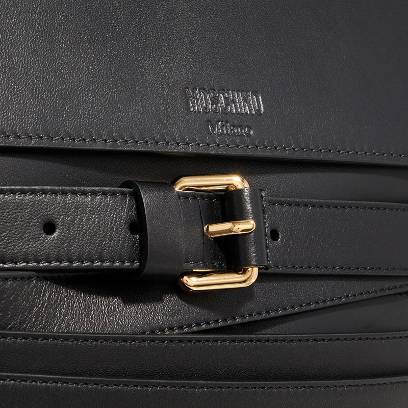 Moschino Satchel Shoulder Bag Fantasia Nero(Image 4)
