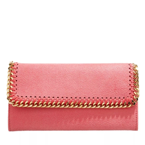 Stella McCartney Falabella Cantinental Wallet  Bright Pink Klaffplånbok