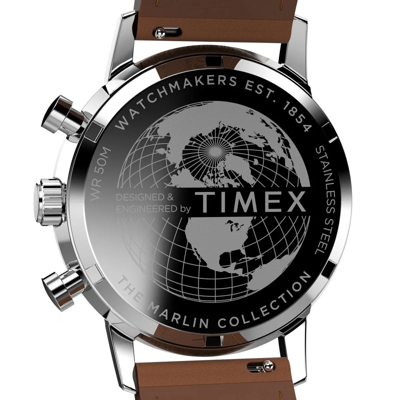 Timex Chronograph Quarz Chronograph Uhr Marlin¬Æ braun(Image 4)