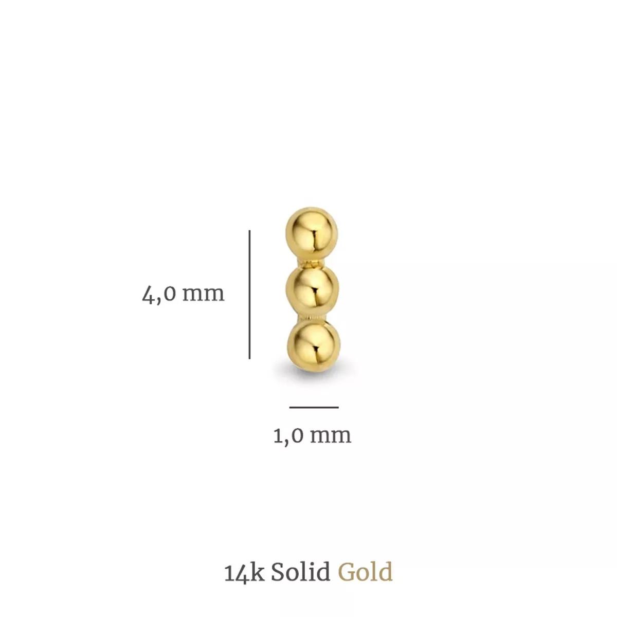 Thumbnail - Isabel Bernard Ohrringe - Rivoli Claire 14 Karat Ear Studs With Sphere - Gr. unisize - in Gold - für Damen
