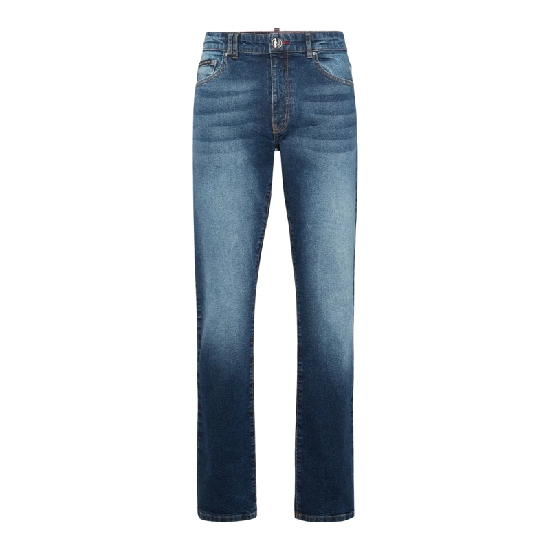 Philipp Plein Jeans mit geradem Bein Straight Supreme jeansblau
