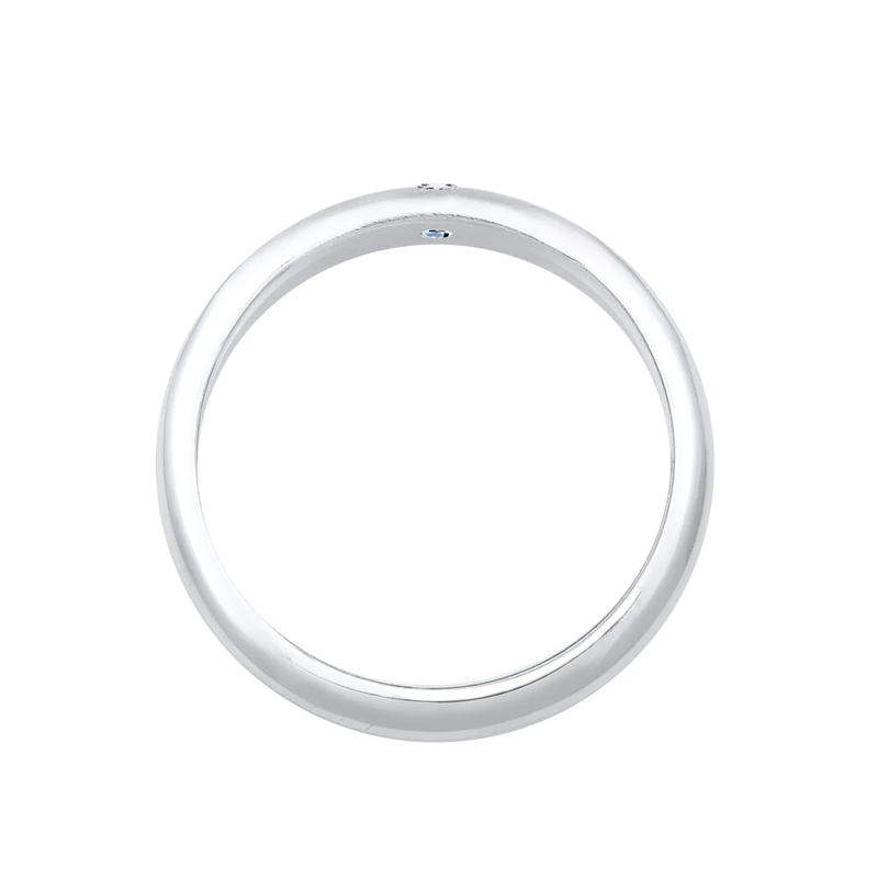 Elli Diamantring Ring Solitär Verlobung Diamant (0.06 ct.) 925er Si silber(Image 3)