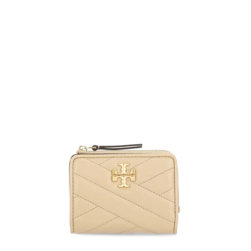 Tory Burch Leather Wallet Neutrals Bi-Fold Portemonnaie