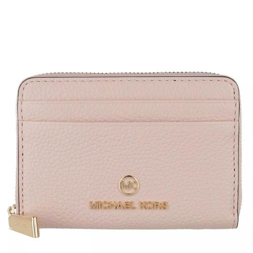 MICHAEL Michael Kors Sm Za Coin Card Case Soft Pink Portemonnaie mit Zip-Around-Reißverschluss