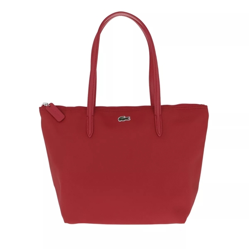 Lacoste Small Concept Tote Bag Haut Rouge Rymlig shoppingväska