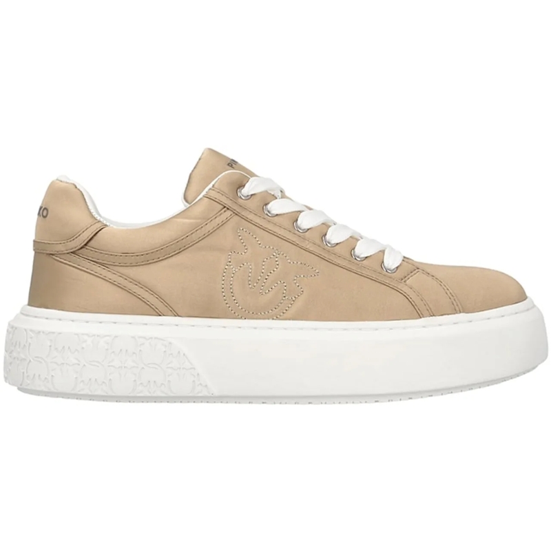 Pinko Low-Top-Sneaker Flat Shoes Rope beige