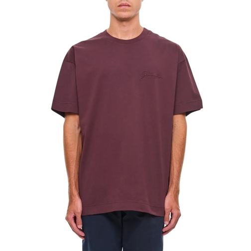 Givenchy T-Shirts Cotton T-Shirt Burgundy