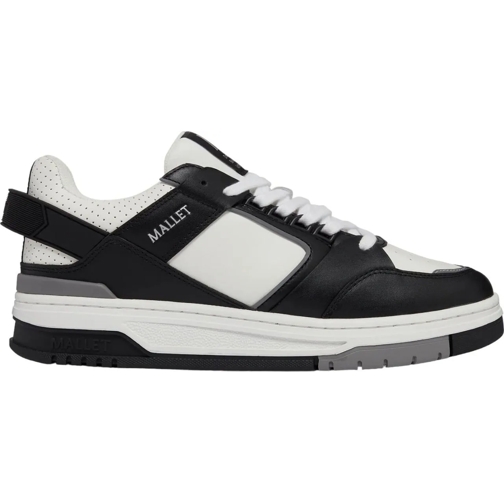 MALLET Low-Top Sneaker Mallet London Heren Sneaker Zwart TE9022/BLKWHT CO schwarz