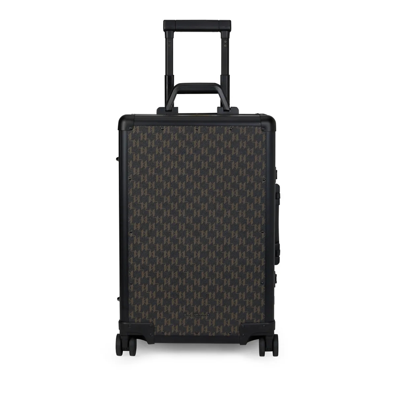 Karl Lagerfeld Trolley K/Monogram Kanvas Rollenkoffer Trolley schwarz