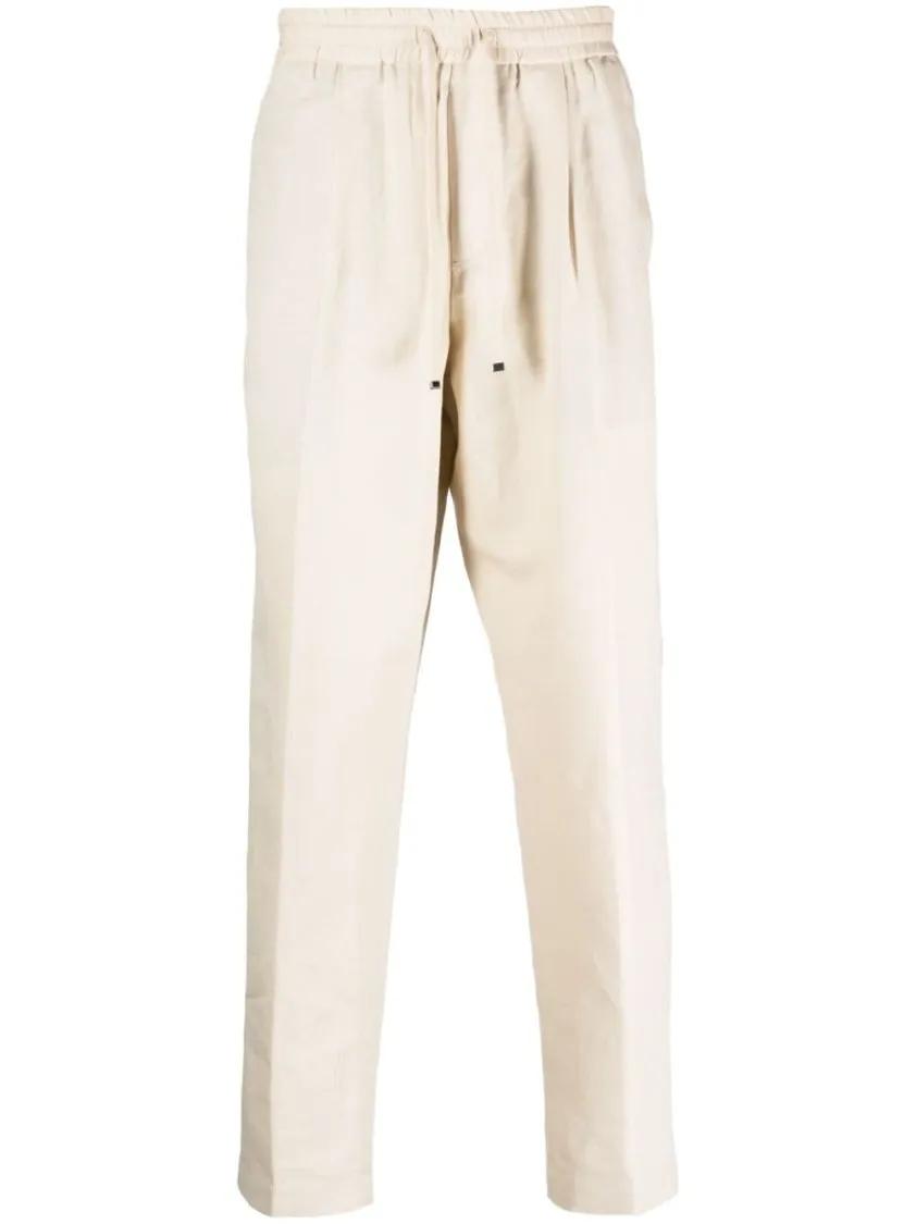 Jacob Cohen - Straight-Leg Trousers - Größe S - beige