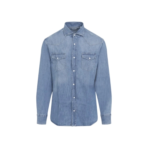 Brunello Cucinelli Hemden Medium Denim Shirt Blue