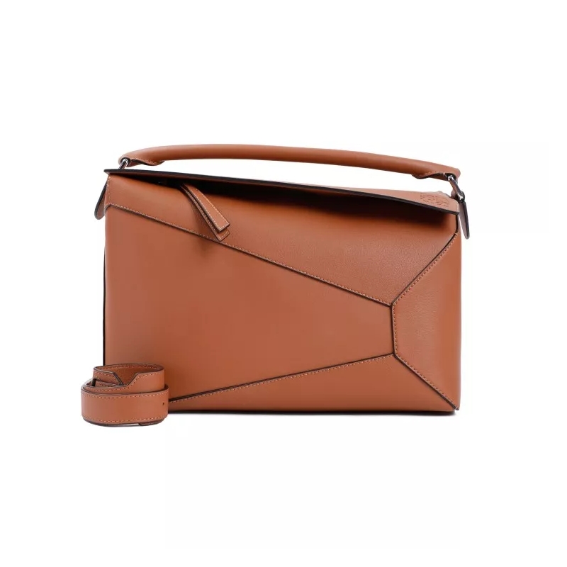 Loewe Sac hobo Puzzle Edge New Large Shoulder Bag Brown