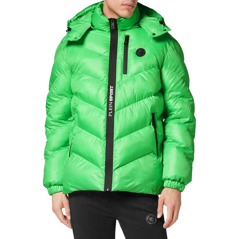 Plein Sport Daunenjacke Jacke Tiger grün(Image 8)