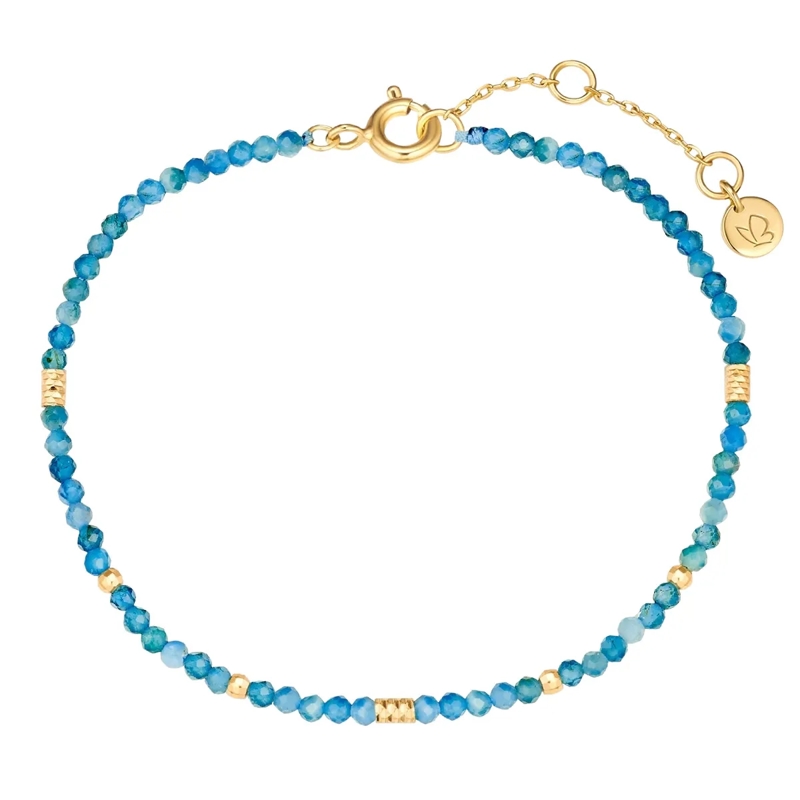 Glanzstücke München Armband Sterling Silber Armband Apatit gold