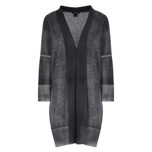CALIBAN Grey Wool And Cashmere Knitted Cardigan Grey 