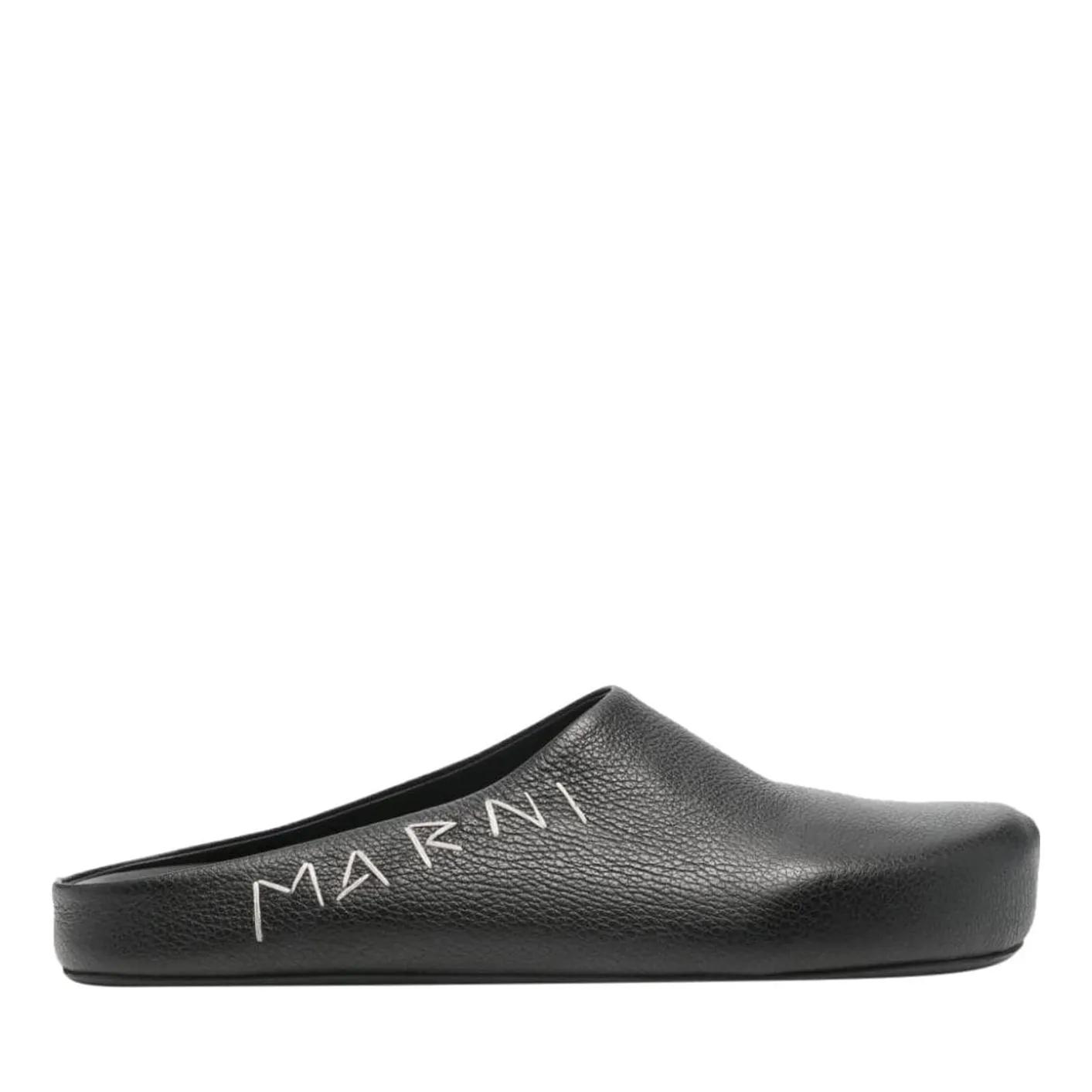Marni Sandals Black schwarz Pantoufle
