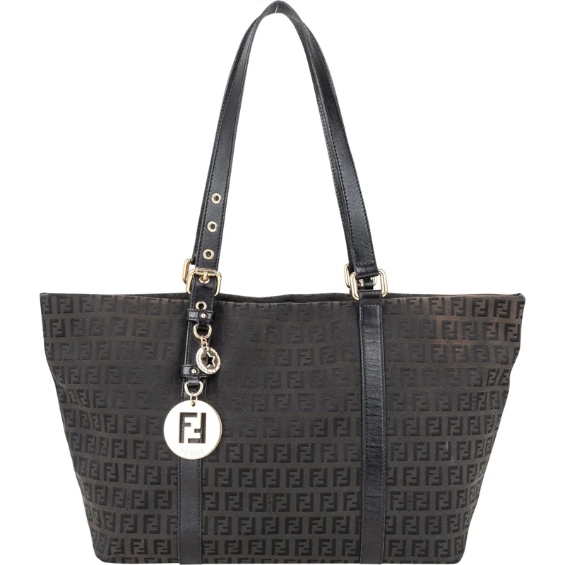 Fendi Schultertasche Fendi FF Monogram Zucchino Handbag mehrfarbig