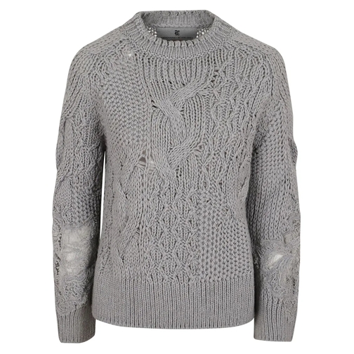 Ermanno Scervino Pullover Wool Blend Sweater Grey