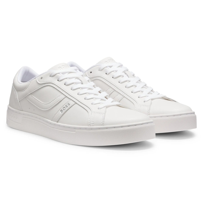 Boss Low-Top-Sneaker Rhys Tenn pu 1er Pack weiss