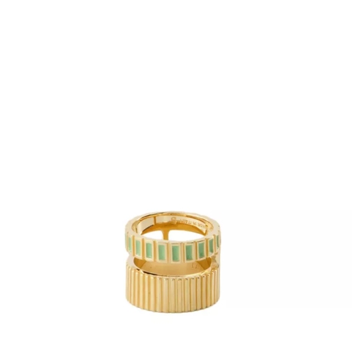 Ivi  Slot Ring - Green - Or Gold