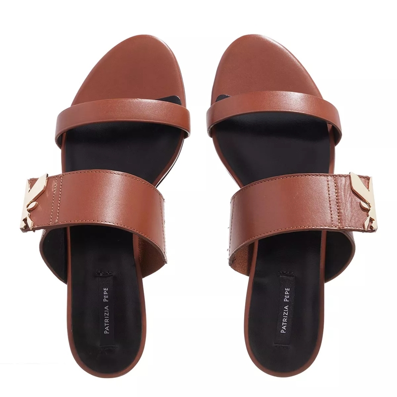 Patrizia Pepe Slides Sandalo flat                   New Cuoio(Image 4)