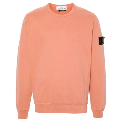 Stone Island Sweatshirts Compass-Patch Sweatshirt Pink