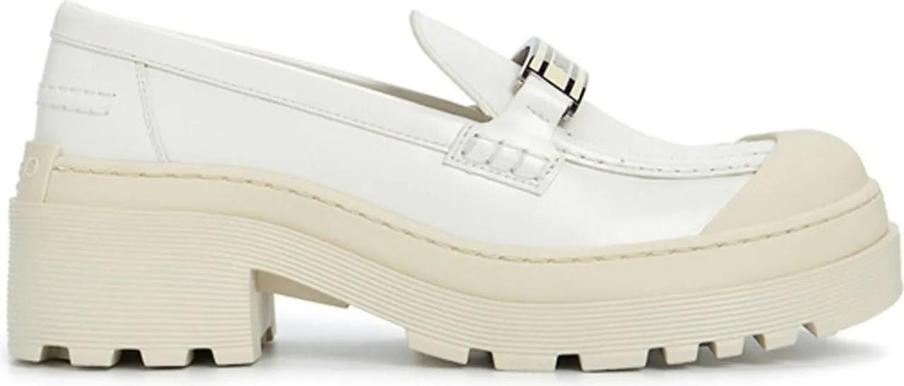 Christian Dior Loafer - Dior Leather Loafers - Gr. 36 (EU) - in Weiß - für Damen