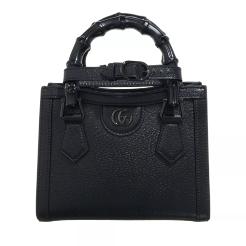 Gucci Mini Diana Tote Bag Black Rymlig shoppingväska