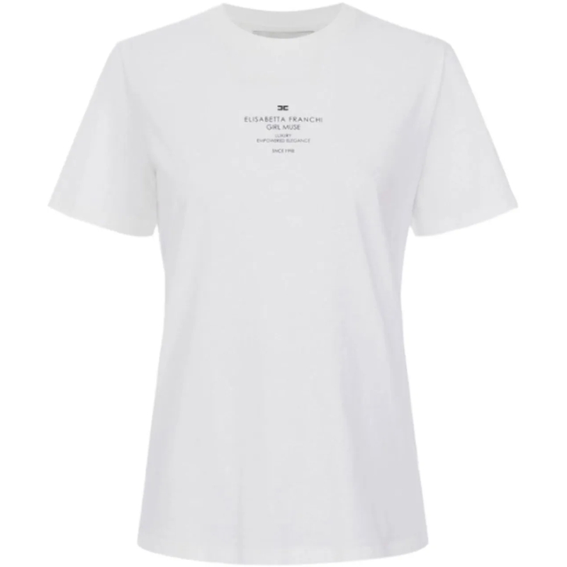 Elisabetta Franchi T-shirt T-Shirts And Polos Gesso mehrfarbig