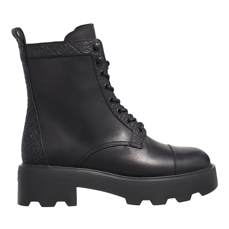 Tory Burch Stiefel T Monogram Lug Ankle Boot 65Mm Perfect Black