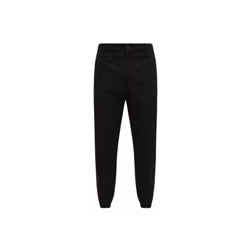 Alexander McQueen Pantalon Pleat-Front Trousers Black