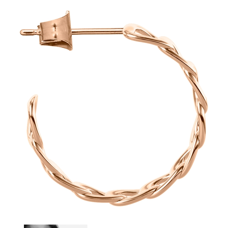 Liebeskind Berlin Ohrstecker Edelstahl Chunky Chain rose(Image 6)