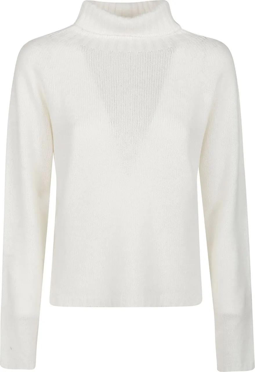 Thumbnail - Fabiana Filippi - Turtleneck Sweater White - Größe 46 - weiß