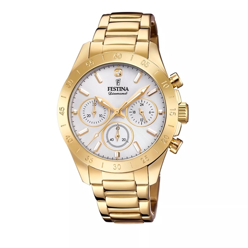 Festina Stainless Steel Watch Yellow gold Chronograph