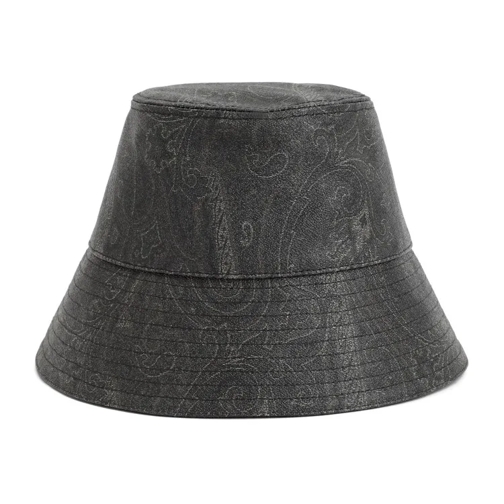 Etro Cotton Hat Grey Chapeau