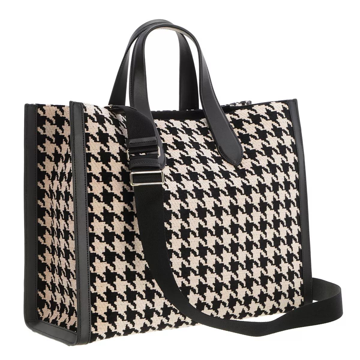 Kate spade new york Manhattan Houndstooth Chenille Fabric Small Tote