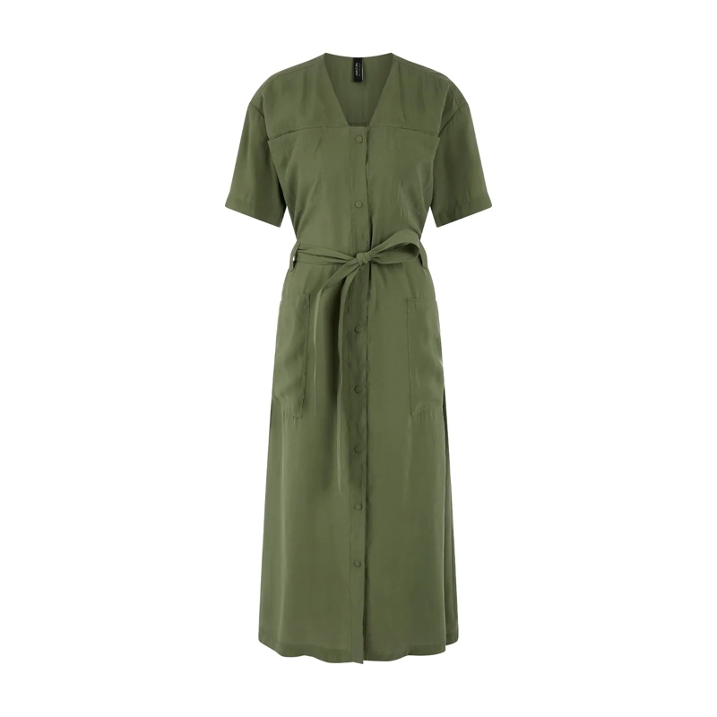 Marc Cain Minikleid Tailliertes Midikleid grün(Image 2)