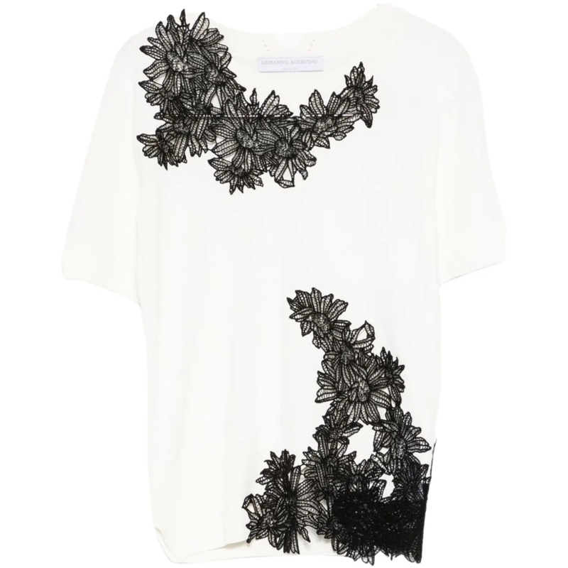 Ermanno Scervino T-Shirt T-Shirts And Polos White weiß
