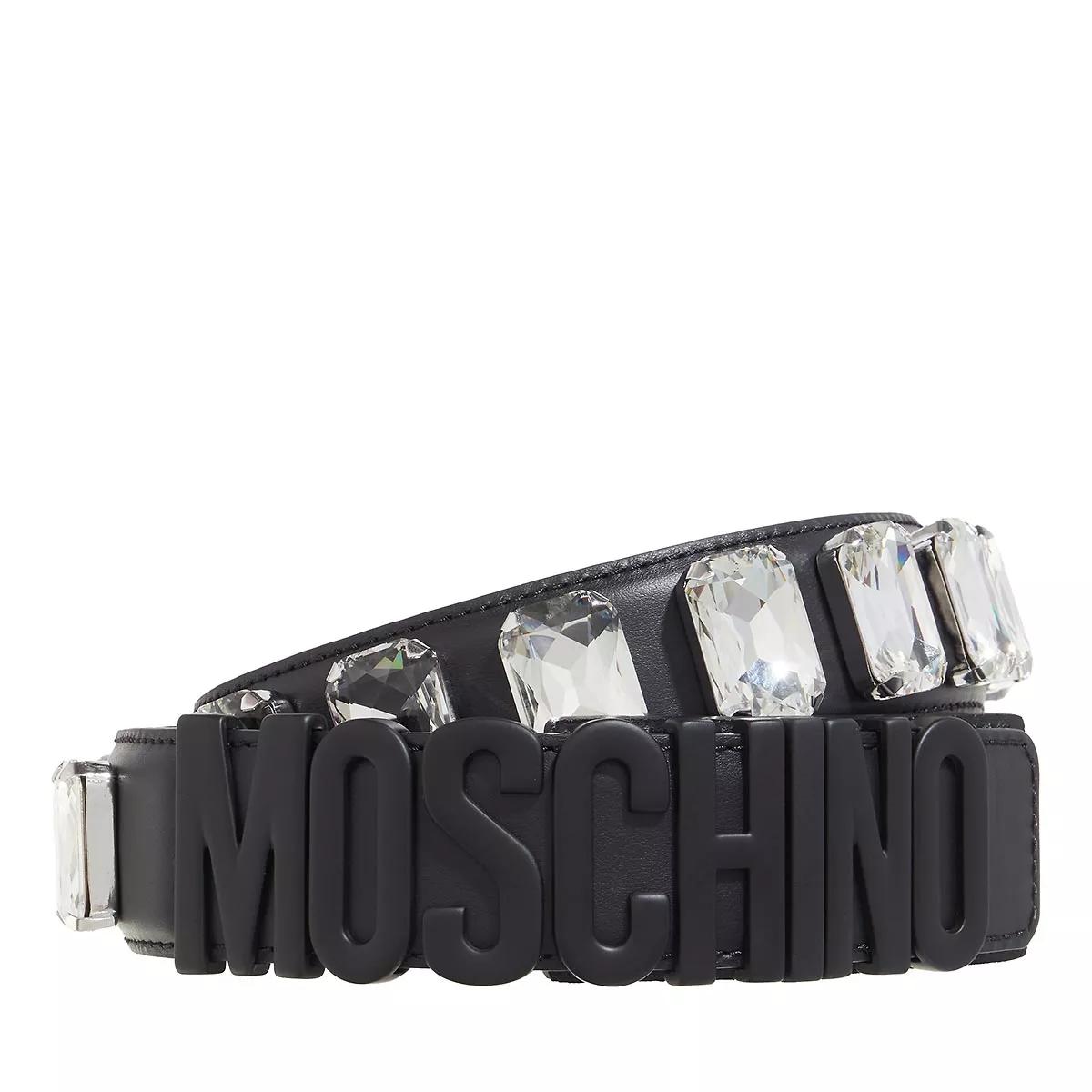 Moschino Gürtel - Belt - Gr. 40 - in Schwarz - für Damen