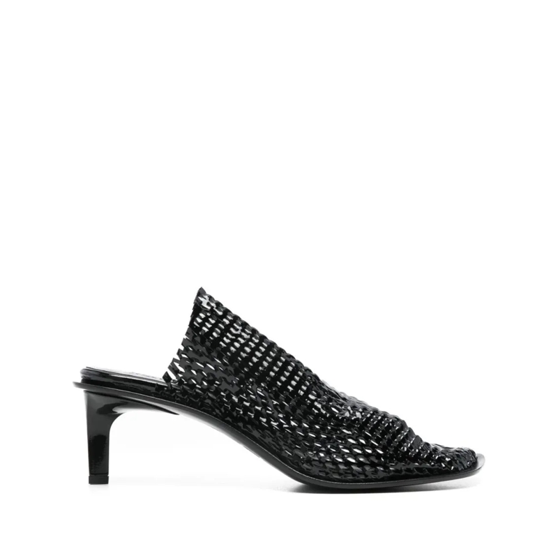 Kenzo Sandalen Low Sculpted Heel Black Sandals Black