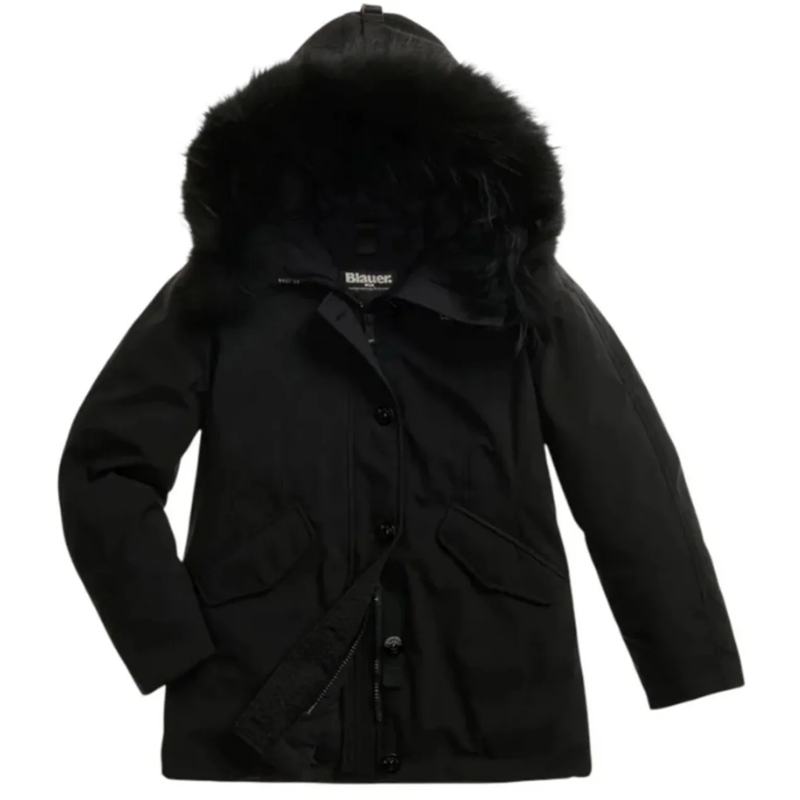 Blauer Übergangsjacke Coats Black schwarz