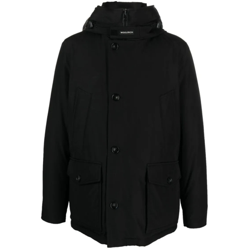 Woolrich Manteaux Parka Jacket With Logo Black