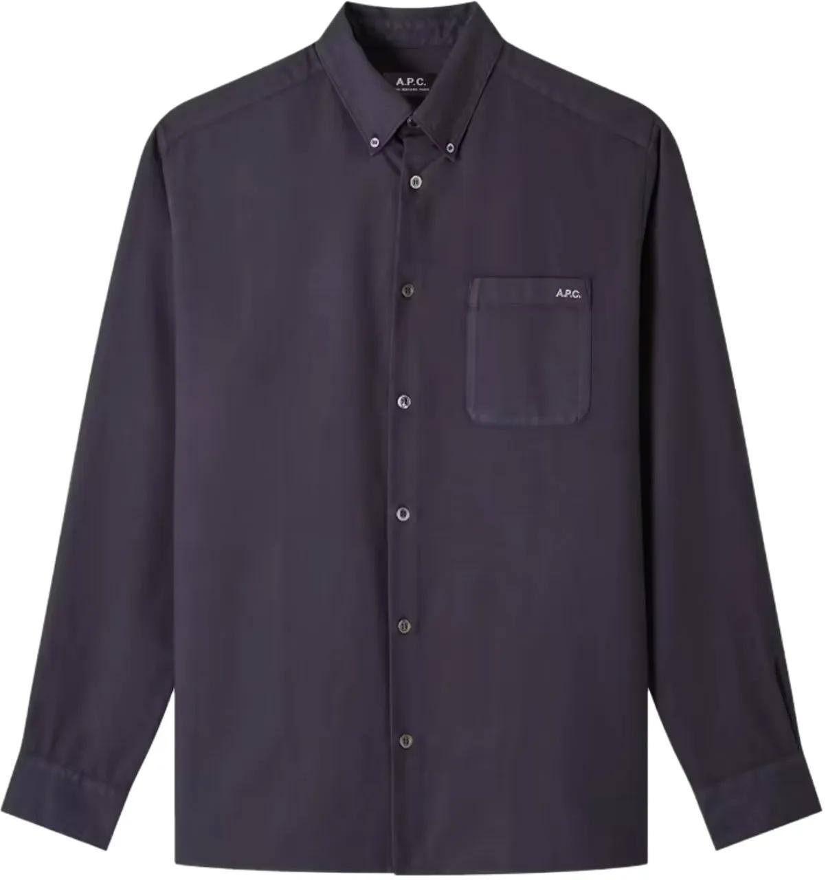 Thumbnail - A.P.C. - A.P.C. Shirts Blue - Größe M - blau