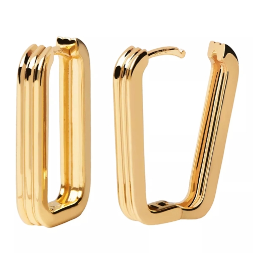 PDPAOLA Super Nova Earrings Gold Orecchini a cerchio